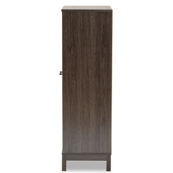 Cabinets & Sideboards-Kirkland's Home Kitredge Dark Wine Cabinet Brown