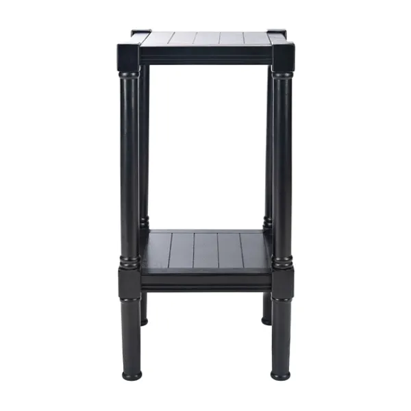 Accent & End Tables-Kirkland's Home Landry Carved Legs Accent Table Black