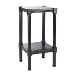 Accent & End Tables-Kirkland's Home Landry Carved Legs Accent Table Black