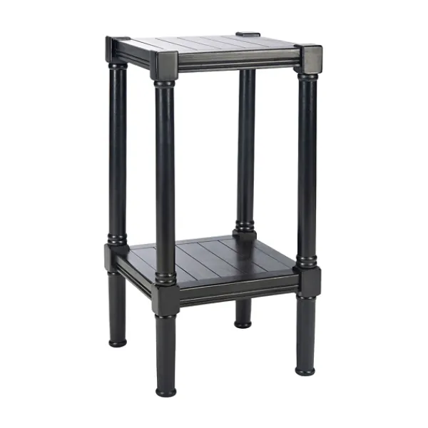 Accent & End Tables-Kirkland's Home Landry Carved Legs Accent Table Black