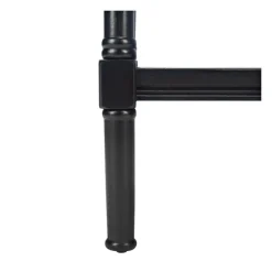 Accent & End Tables-Kirkland's Home Landry Carved Legs Accent Table Black
