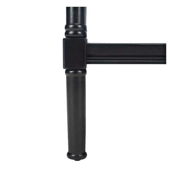Accent & End Tables-Kirkland's Home Landry Carved Legs Accent Table Black