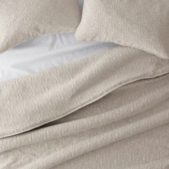 Quilts-Kirkland's Home Latte Floral Stitch 3-Pc. King Quilt Set Tan