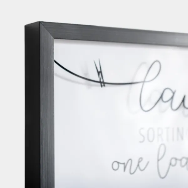 Wall Quotes & Signs-Kirkland's Home Laundry Sorting Through Life Wall Plaque White/Black
