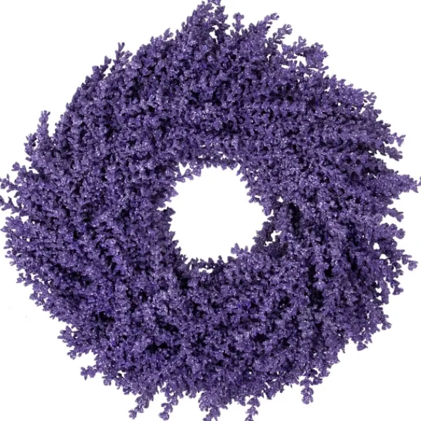 Wreaths-Kirkland's Home Lavender Abundance Wreath Purple