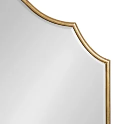 Decorative Mirrors-Kirkland's Home Leanna Gold Arched Frame Mirror