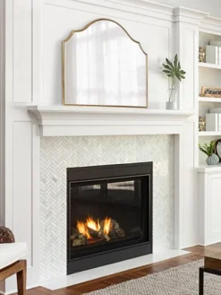 Decorative Mirrors-Kirkland's Home Leanna Gold Arched Frame Mirror
