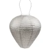 Outdoor Lighting-Kirkland's Home Led Taupe Balloon Outdoor Hanging Lantern Gray