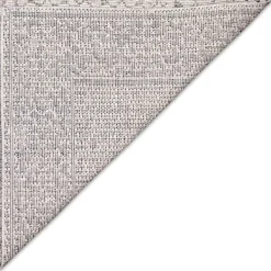 Outdoor Rugs-Kirkland's Home Leopard Border Outdoor Area Rug, 6X9 Gray