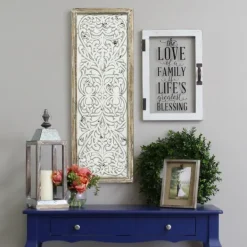 Wall Quotes & Signs-Kirkland's Home Life'S Blessings Printed Glass Plaque White