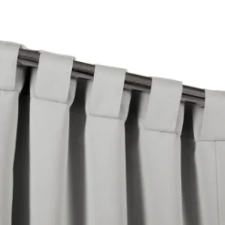 Curtains & Drapes-Kirkland's Home Light Blackout Curtain Panel Set, 95 In. Gray