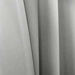 Curtains & Drapes-Kirkland's Home Light Blackout Curtain Panel Set, 95 In. Gray