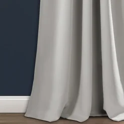 Curtains & Drapes-Kirkland's Home Light Blackout Curtain Panel Set, 84 In. Gray