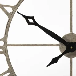 Clocks-Kirkland's Home Light Brown Carved Wooden Clock