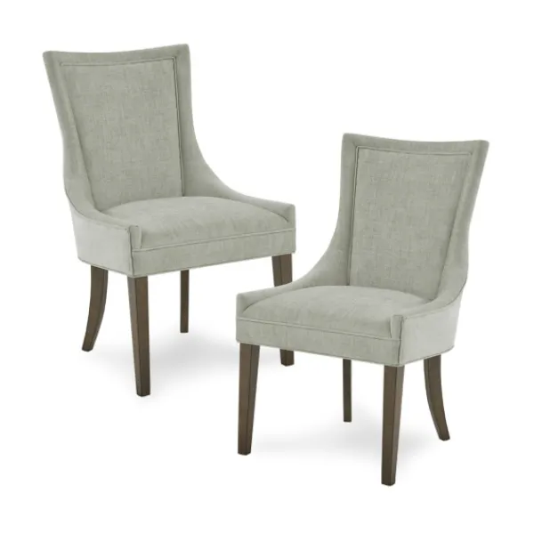Dining Chairs-Kirkland's Home Light Curved Back Leg 2-Pc. Dining Chair Set Green