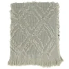 Blankets & Throws-Kirkland's Home Light Diamond Pattern Throw Blanket Blue