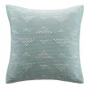 Pillows-Kirkland's Home Light Embroidered Triangle Accent Pillow Blue