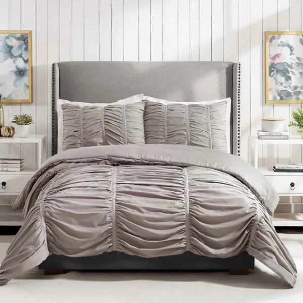 Comforters-Kirkland's Home Light Emily 2-Pc. Twin/Twin Xl Comforter Set Gray