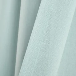 Curtains & Drapes-Kirkland's Home Light Faux Linen Curtain Panel Set, 84 In. Blue