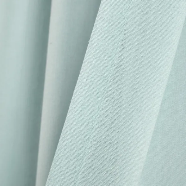 Curtains & Drapes-Kirkland's Home Light Faux Linen Curtain Panel Set, 84 In. Blue