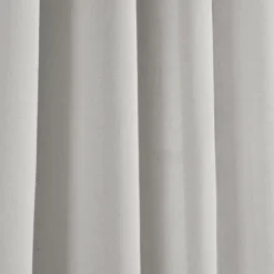 Curtains & Drapes-Kirkland's Home Light Faux Linen Curtain Panel Set, 84 In. Gray