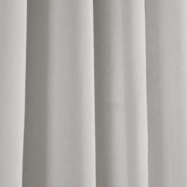 Curtains & Drapes-Kirkland's Home Light Faux Linen Curtain Panel Set, 84 In. Gray