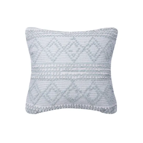 Pillows-Kirkland's Home Light Geometric Stella Throw Pillow Blue