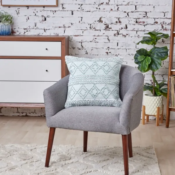 Pillows-Kirkland's Home Light Geometric Stella Throw Pillow Blue