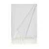 Blankets & Throws-Kirkland's Home Light Herringbone Throw With Fringe Gray