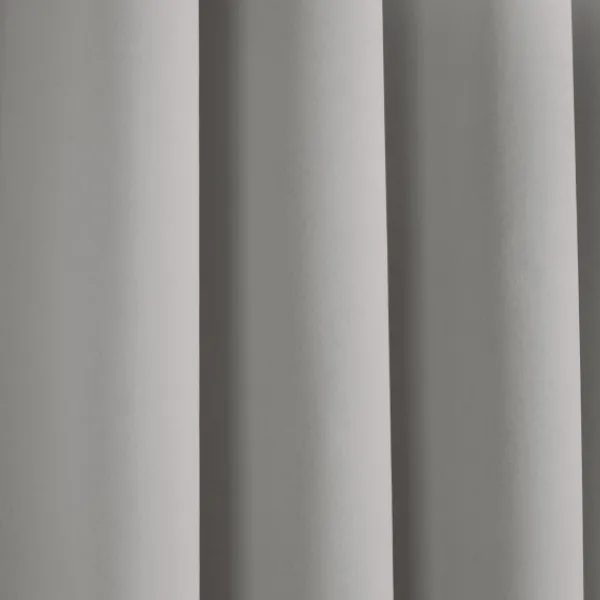 Curtains & Drapes-Kirkland's Home Light Knotted Curtain Panel Set, 95 In. Gray