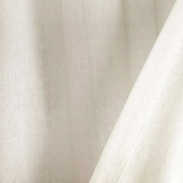Curtains & Drapes-Kirkland's Home Light Linen Lace Curtain Valance Ivory