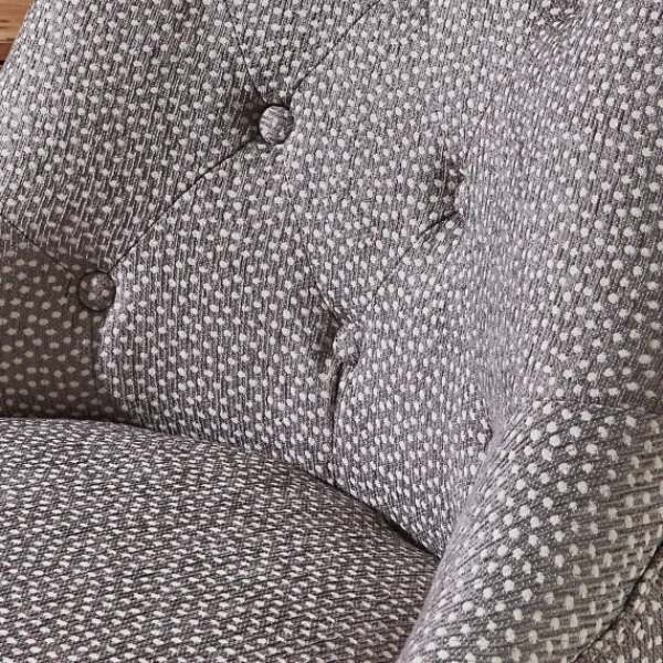 Office Furniture-Kirkland's Home Light Miller Tufted Office Chair Gray