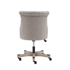 Office Furniture-Kirkland's Home Light Miller Tufted Office Chair Gray