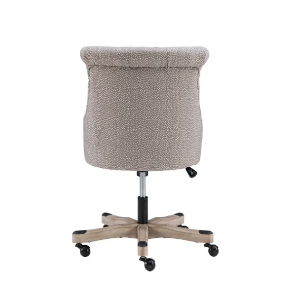 Office Furniture-Kirkland's Home Light Miller Tufted Office Chair Gray