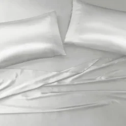 Bed Sheets-Kirkland's Home Light Satin 6-Pc. Full Sheet Set Gray