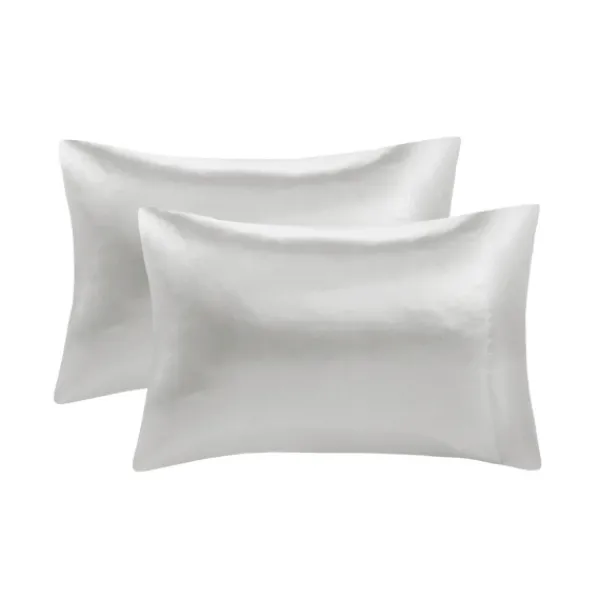 Bed Sheets-Kirkland's Home Light Satin 6-Pc. Full Sheet Set Gray