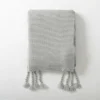 Blankets & Throws-Kirkland's Home Light Spring Knit Throw Blanket Gray