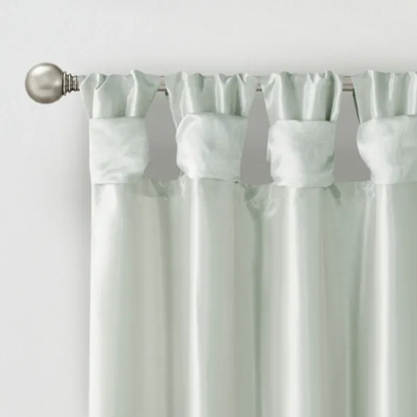 Curtains & Drapes-Kirkland's Home Light Twist Top Curtain Panel, 84 In. Blue