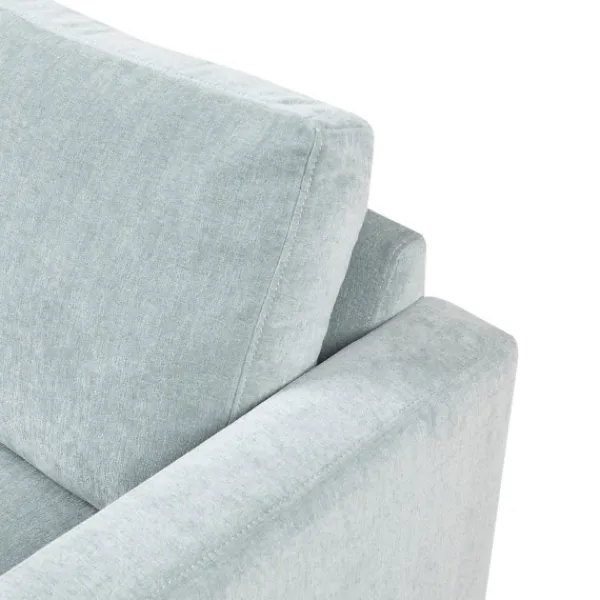 Accent Chairs-Kirkland's Home Light Velvet And Chrome Accent Chair Green