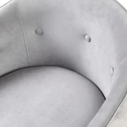 Dining Chairs-Kirkland's Home Light Velvet Button Dining Chairs, Set Of 2 Gray