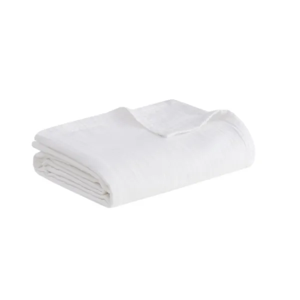 Blankets & Throws-Kirkland's Home Lightweight Cotton Full/Queen Blanket White