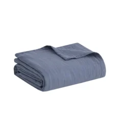 Blankets & Throws-Kirkland's Home Lightweight Full/Queen Blanket Blue