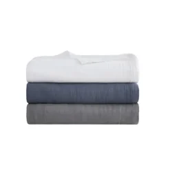 Blankets & Throws-Kirkland's Home Lightweight King Blanket Blue