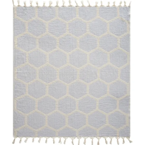 Blankets & Throws-Kirkland's Home Lilac Honeycomb Cotton Throw Purple