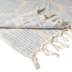 Blankets & Throws-Kirkland's Home Lilac Honeycomb Cotton Throw Purple