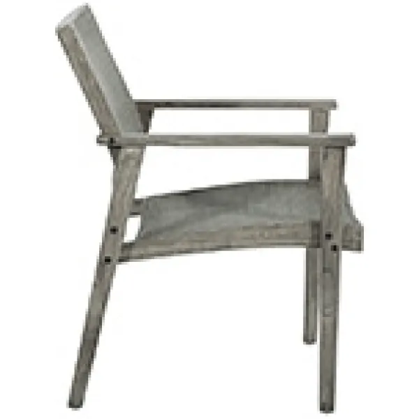 Accent Chairs-Kirkland's Home Linden Woven Cane Accent Chair Gray