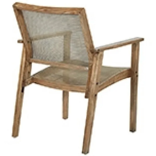 Accent Chairs-Kirkland's Home Linden Woven Cane Accent Chair Brown