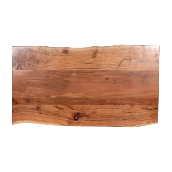 Coffee Tables-Kirkland's Home Live Edge Hairpin Legs Coffee Table, 24X42 In. Tan
