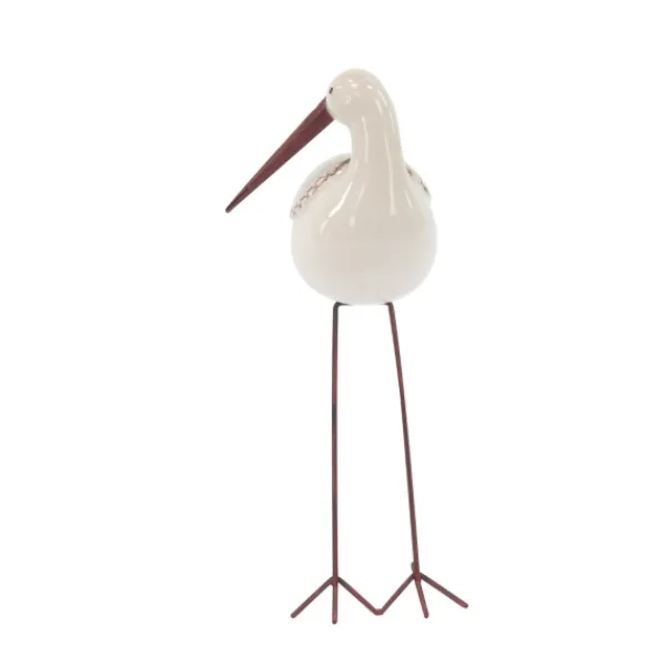 Statues & Figurines-Kirkland's Home Long Beak Stoneware Bird Figurines, Set Of 3 White