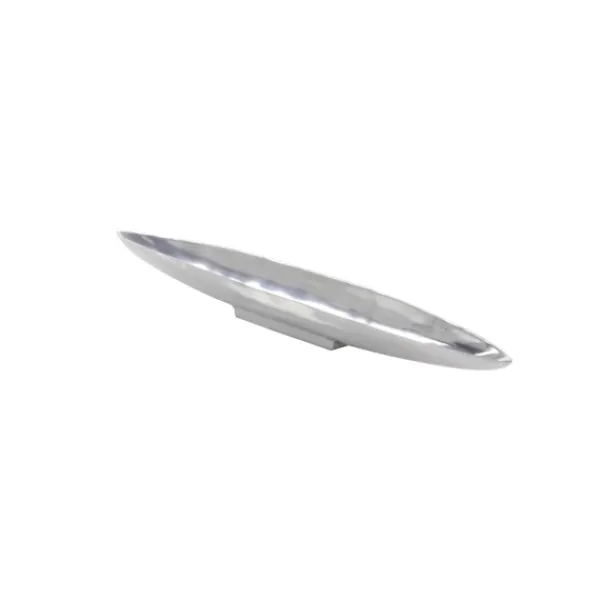 Decorative Trays-Kirkland's Home Long Metallic Tray Silver